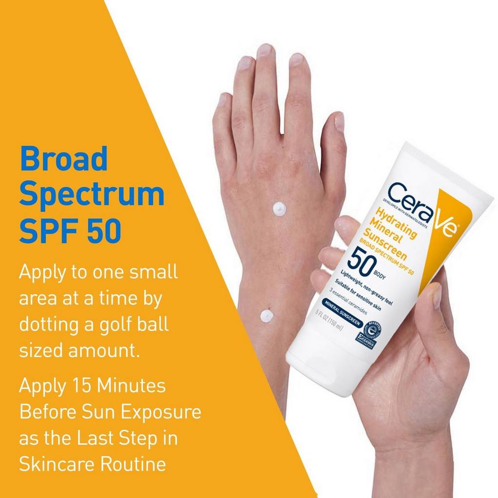 Hydrating Mineral Sunscreen SPF 50 Body Lotion