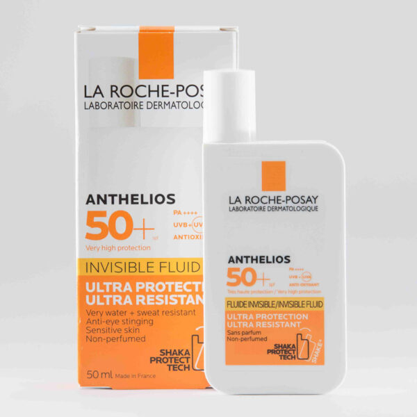 LA ROCHE POSAY ANTHELIOS INVISIBLE FLUID FACIAL SUNSCREEN SPF 50+