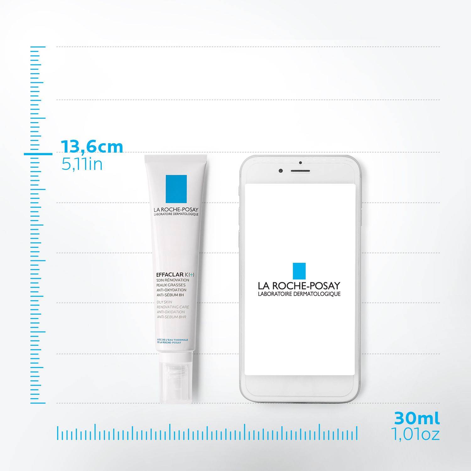 La Roche Posay EFFACLAR K (+) RENOVATING CARE Blackhead Controlling Serum  Large Pores & Oily Skin